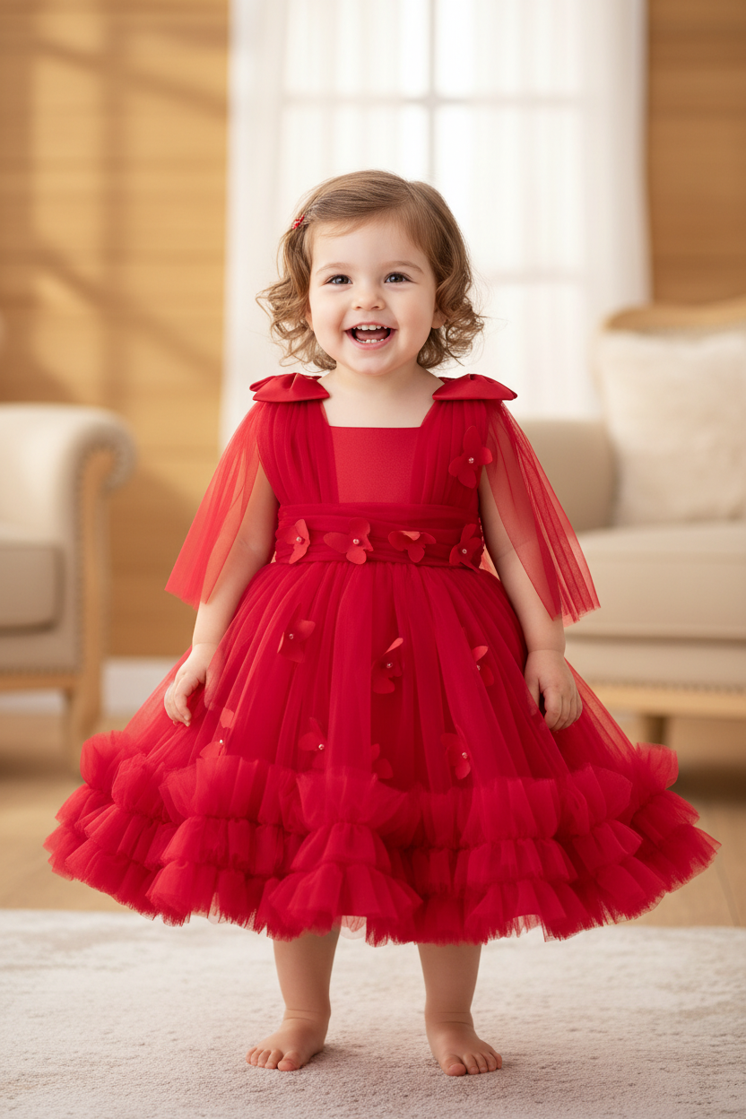 Toddler & Little Girls Birthday & Party Butterfly Dress