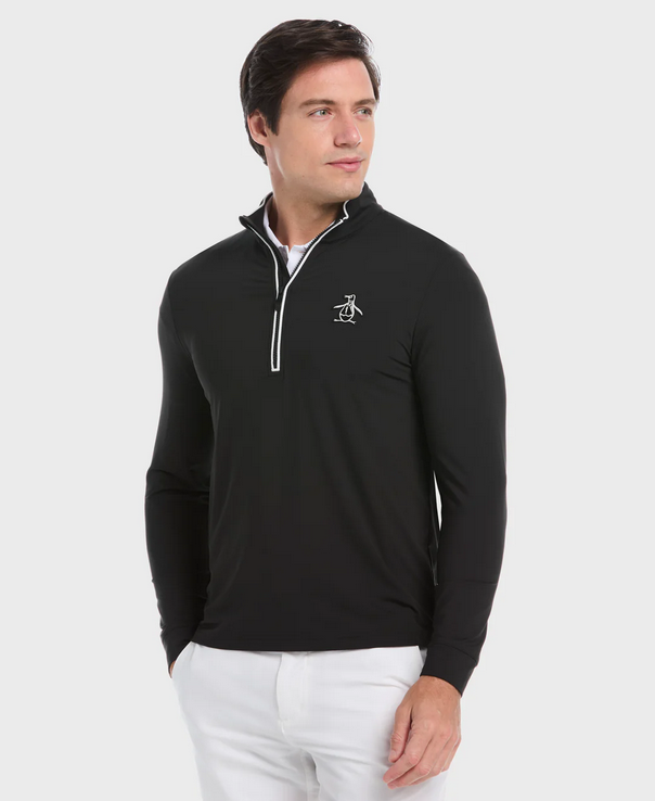 Quarter Zip Long Sleeve Sweater   Style#OGKSE004