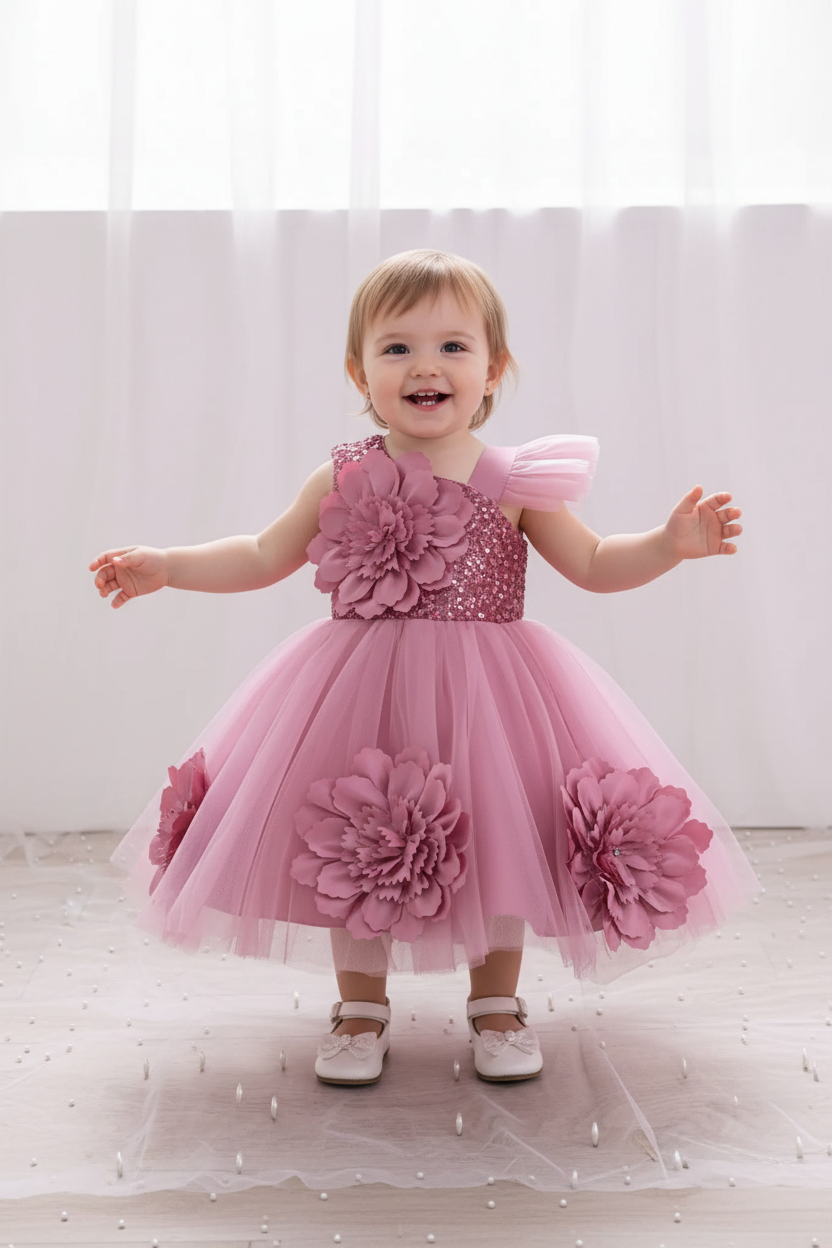 Toddler & Little Girls Birthday & Party Butterfly Dress