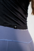Women's Terra Recovery Arc Long Sleeve Crop (Black)
